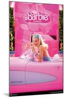 Mattel Barbie: The Movie - Barbie Car-Trends International-Mounted Poster