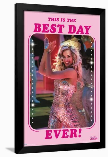 Mattel Barbie: The Movie - Best Day Ever-Trends International-Framed Poster