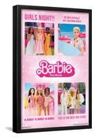 Mattel Barbie: The Movie - Quote Grid-Trends International-Framed Poster