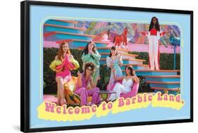 Mattel Barbie: The Movie - Welcome To Barbie Land-Trends International-Framed Poster