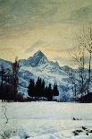 Winter Landscape, 1914-Matteo Olivero-Mounted Giclee Print