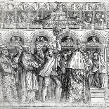 Procession of the Doge and Venetian Officials, C.1555-60-Matteo Pagani-Laminated Premium Giclee Print