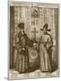 Matteo Ricci (1552-1610) and Paulus Li, from 'China Illustrated' by Athanasius Kircher (1601-80)-Dutch-Mounted Giclee Print