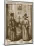 Matteo Ricci (1552-1610) and Paulus Li, from 'China Illustrated' by Athanasius Kircher (1601-80)-Dutch-Mounted Giclee Print