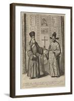 Matteo Ricci and Xu Guangqi (From Athanasius Kircher's China Illustrat), 1667-Athanasius Kircher-Framed Giclee Print