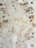 Detail of Map of Italy from Marine Chart of Mediterranean, 1571-Matteo Rosselli-Giclee Print