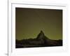 Matterhorn (4,478M) at Night, Long Exposure with Star Trails, Viewed from Gornergrat, Switzerland-Popp-Hackner-Framed Photographic Print