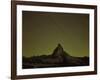 Matterhorn (4,478M) at Night, Long Exposure with Star Trails, Viewed from Gornergrat, Switzerland-Popp-Hackner-Framed Photographic Print