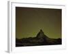 Matterhorn (4,478M) at Night, Long Exposure with Star Trails, Viewed from Gornergrat, Switzerland-Popp-Hackner-Framed Photographic Print