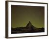 Matterhorn (4,478M) at Night, Long Exposure with Star Trails, Viewed from Gornergrat, Switzerland-Popp-Hackner-Framed Photographic Print