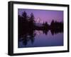 Matterhorn (4,478M) with Reflection in Grindji Lake at Sunrise, Wallis, Switzerland, September 2008-Popp-Hackner-Framed Photographic Print