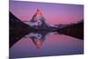 Matterhorn (4,478M) with Reflection in Lake Riffel at Sunrise, Switzerland, September 2008-Popp-Hackner-Mounted Photographic Print