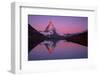 Matterhorn (4,478M) with Reflection in Lake Riffel at Sunrise, Switzerland, September 2008-Popp-Hackner-Framed Photographic Print