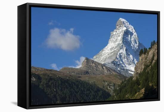 Matterhorn, 4478M, Zermatt, Swiss Alps, Switzerland, Europe-James Emmerson-Framed Stretched Canvas