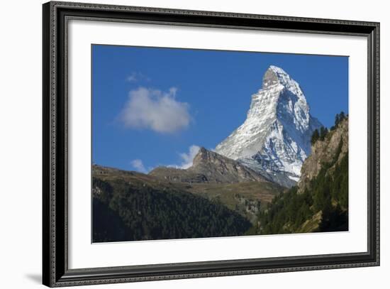 Matterhorn, 4478M, Zermatt, Swiss Alps, Switzerland, Europe-James Emmerson-Framed Photographic Print