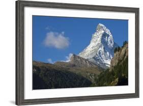 Matterhorn, 4478M, Zermatt, Swiss Alps, Switzerland, Europe-James Emmerson-Framed Photographic Print