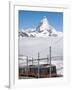 Matterhorn and Gornergrat Cog Wheel Railway, Gornergrat, Switzerland, Europe-Michael DeFreitas-Framed Photographic Print