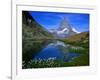 Matterhorn and the Riffelsee, Valais, Switzerland-Gareth McCormack-Framed Photographic Print