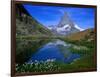 Matterhorn and the Riffelsee, Valais, Switzerland-Gareth McCormack-Framed Photographic Print