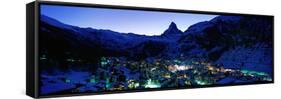 Matterhorn and Zermatt Switzerland-null-Framed Stretched Canvas