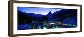 Matterhorn and Zermatt Switzerland-null-Framed Photographic Print