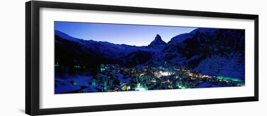 Matterhorn and Zermatt Switzerland-null-Framed Photographic Print