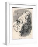 Matterhorn Climbed-Edward Whymper-Framed Photographic Print