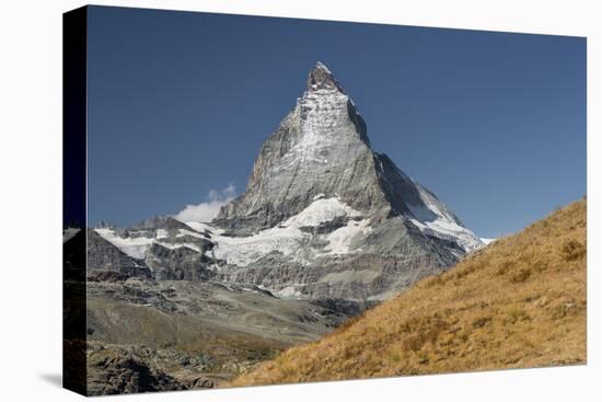 Matterhorn East Wall, Zermatt, Valais, Switzerland-Rainer Mirau-Stretched Canvas