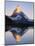 Matterhorn from Riffelsee at Dawn, Zermatt, Swiss Alps, Switzerland, Europe-Jochen Schlenker-Mounted Photographic Print