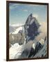 Matterhorn from West-Eugen Bracht-Framed Premium Giclee Print