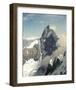 Matterhorn from West-Eugen Bracht-Framed Art Print