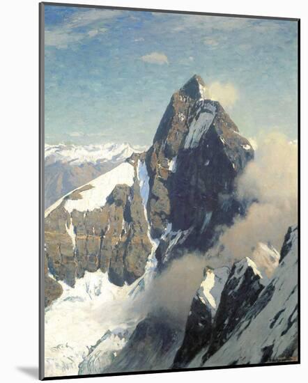 Matterhorn from West-Eugen Bracht-Mounted Art Print
