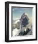 Matterhorn from West-Eugen Bracht-Framed Art Print