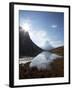 Matterhorn in Distance, Zermatt, Canton Valais, Swiss Alps, Switzerland, Europe-Angelo Cavalli-Framed Photographic Print