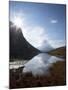 Matterhorn in Distance, Zermatt, Canton Valais, Swiss Alps, Switzerland, Europe-Angelo Cavalli-Mounted Photographic Print