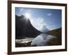 Matterhorn in Distance, Zermatt, Canton Valais, Swiss Alps, Switzerland, Europe-Angelo Cavalli-Framed Photographic Print