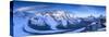 Matterhorn, Monte Rosa Range and Gornergletscher, Zermatt, Valais, Switzerland-Jon Arnold-Stretched Canvas