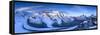 Matterhorn, Monte Rosa Range and Gornergletscher, Zermatt, Valais, Switzerland-Jon Arnold-Framed Stretched Canvas