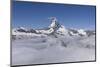 Matterhorn over the Nebulous Sea, Switzerland, Valais-Marco Isler-Mounted Photographic Print