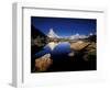 Matterhorn Reflected in Riffelsee, Zermatt, Switzerland-Art Wolfe-Framed Photographic Print