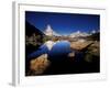 Matterhorn Reflected in Riffelsee, Zermatt, Switzerland-Art Wolfe-Framed Photographic Print