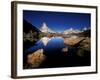 Matterhorn Reflected in Riffelsee, Zermatt, Switzerland-Art Wolfe-Framed Photographic Print