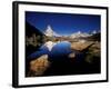 Matterhorn Reflected in Riffelsee, Zermatt, Switzerland-Art Wolfe-Framed Photographic Print