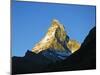 Matterhorn Sunrise on the Mountain, Zermatt, Valais, Switzerland-Christian Kober-Mounted Photographic Print