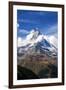 Matterhorn Surrounded by Clouds, Zermatt, Canton of Valais, Pennine Alps, Swiss Alps, Switzerland-Roberto Moiola-Framed Photographic Print