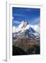 Matterhorn Surrounded by Clouds, Zermatt, Canton of Valais, Pennine Alps, Swiss Alps, Switzerland-Roberto Moiola-Framed Photographic Print