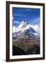 Matterhorn Surrounded by Clouds, Zermatt, Canton of Valais, Pennine Alps, Swiss Alps, Switzerland-Roberto Moiola-Framed Photographic Print