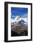 Matterhorn Surrounded by Clouds, Zermatt, Canton of Valais, Pennine Alps, Swiss Alps, Switzerland-Roberto Moiola-Framed Photographic Print