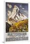 Matterhorn Travel Poster by Francois Gos-Francois Gos-Framed Giclee Print