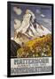 Matterhorn Travel Poster by Francois Gos-Francois Gos-Framed Giclee Print